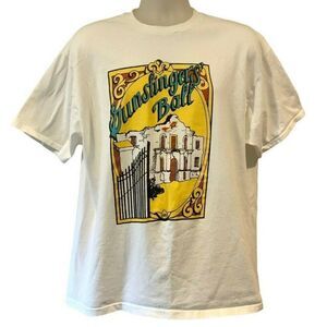 Gunslingers Ball 1993 T Shirt XL Dallas Charity Hanes Heavyweight Single Stitch